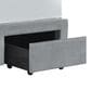 Pacific Landing Soledad Full Upholstered Storage Bed in Grey, , large