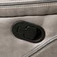 Steve Silver Tyson Manual Reclining Glider Console Loveseat in Grey, , large