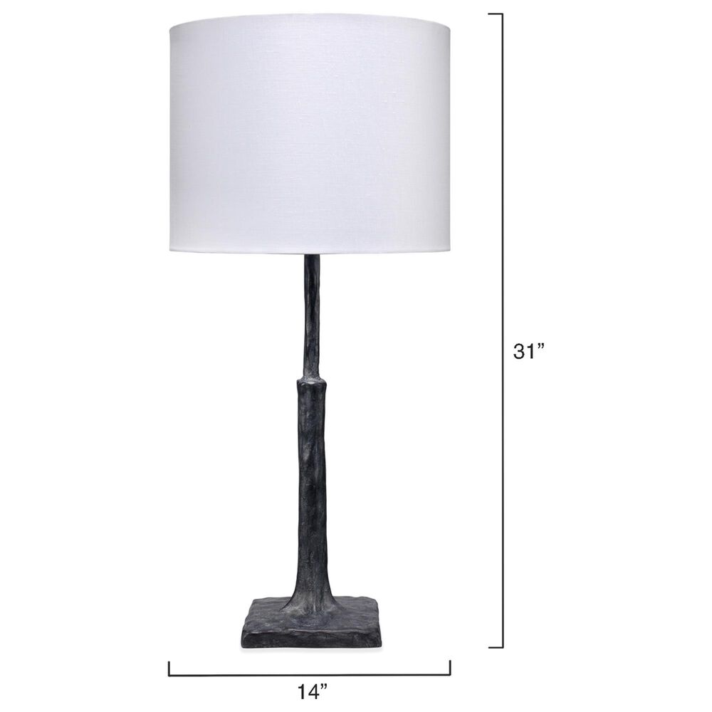 Splendor Living Rosehaven Table Lamp in Charcoal, , large