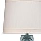 Splendor Living Quailridge Table Lamp in Teal and Silver, , large