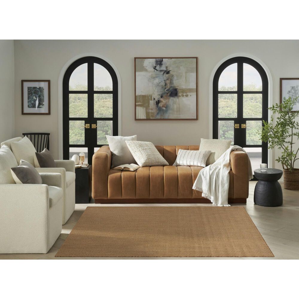 Nourison Courtyard Jute 5&#39; x 7&#39; Indoor/Outdoor Area Rug, , large