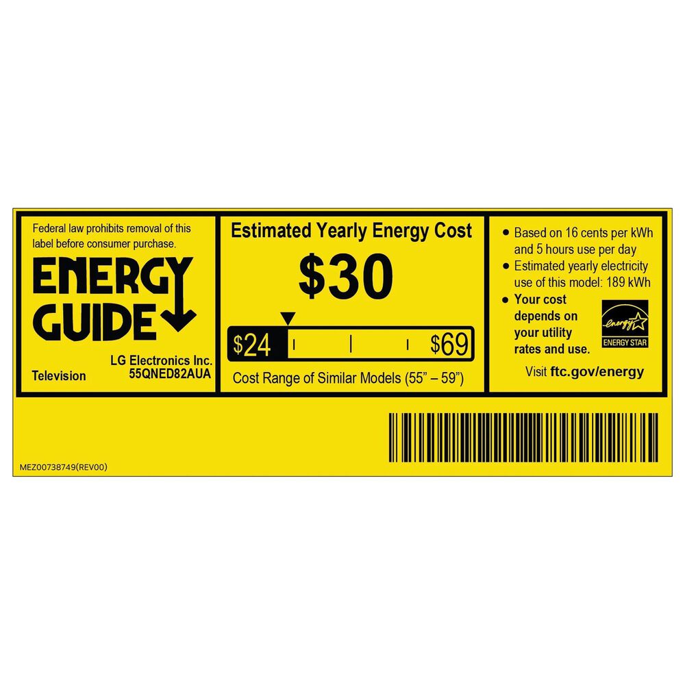 LG 55" Class QNED82A Series AI 4K Ultra HD in Black - Smart TV, , large