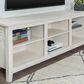 Walker Edison Essential 70" TV Stand in White Wash, , large