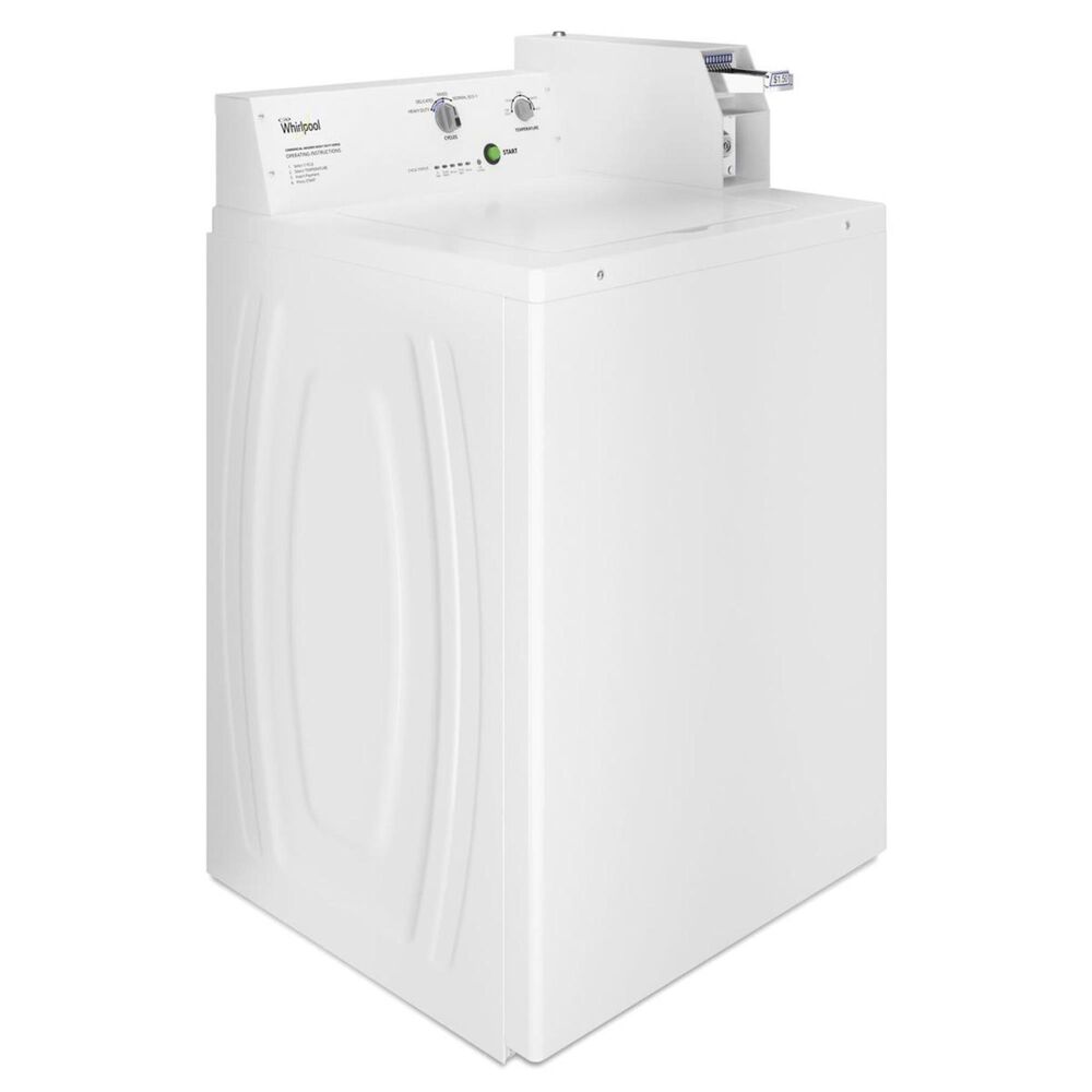 Whirlpool Coin Operated High-Efficiency  Top-Load Washer in White, , large