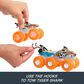 Hot Wheels 4-Pack Monster Trucks Power Smashers Toy Truck and Big Rig in Multicolor, , large