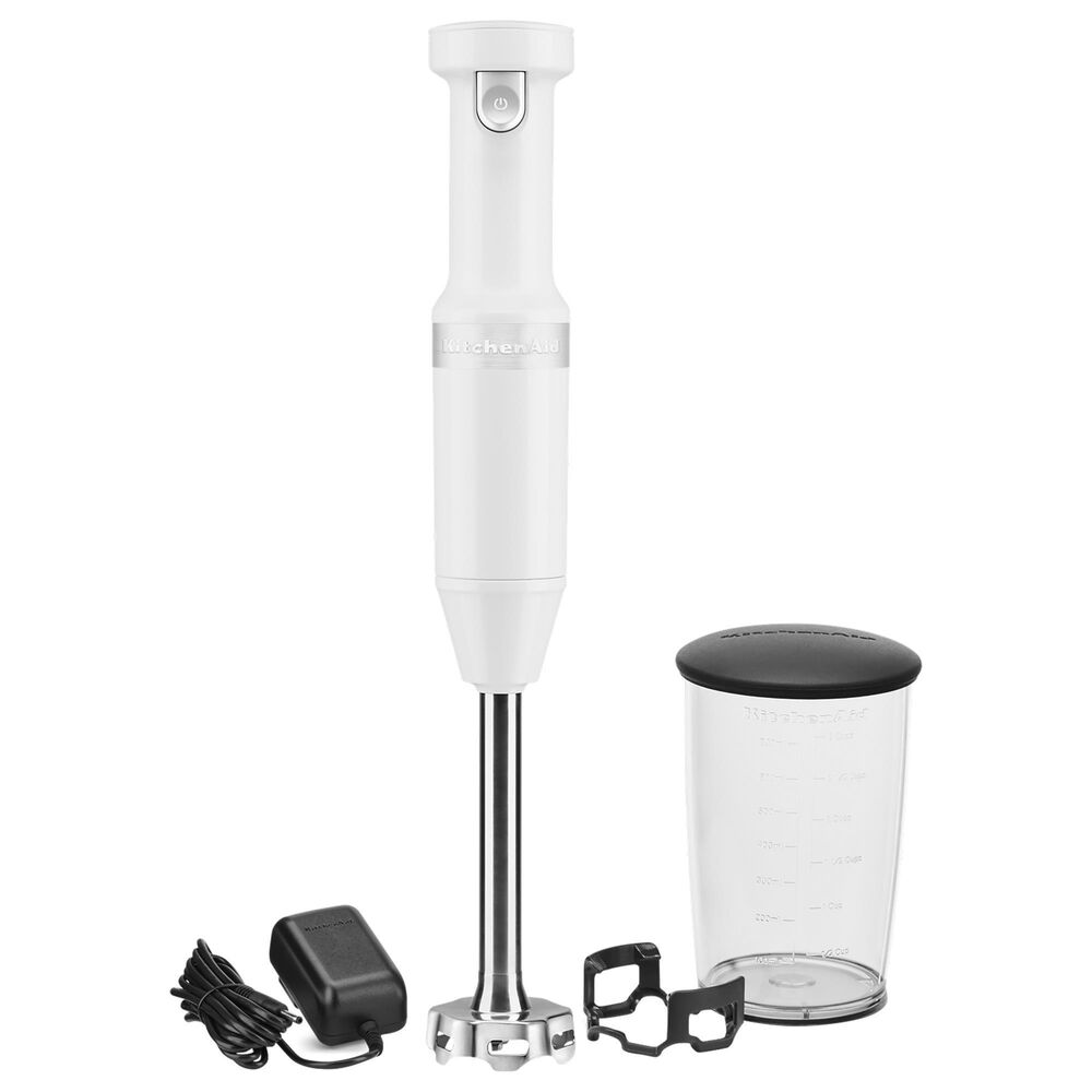 KitchenAid Cordless Variable Speed Hand Blender in White Shop NFM