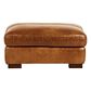 Softline Leather Ottoman in Splendor Chestnut, , large