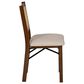 Linon Home Decor Bauer Cane Folding Side Chair in Walnut, , large