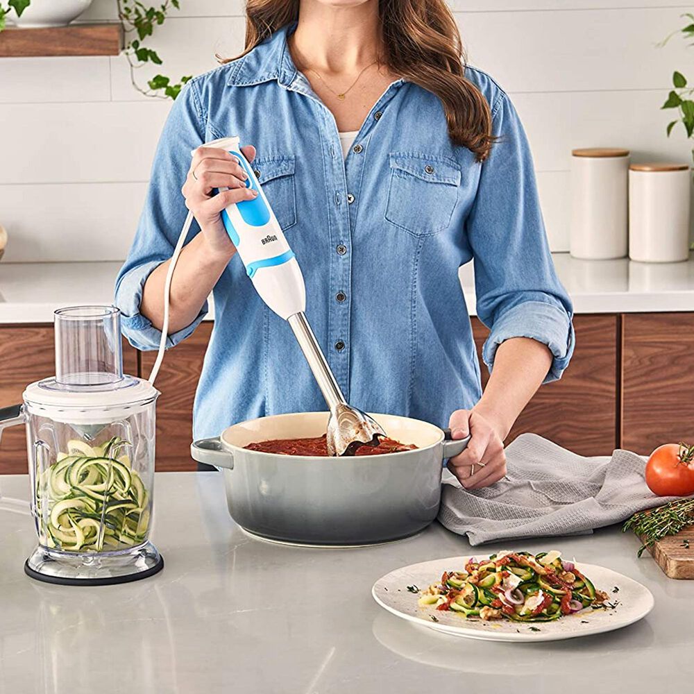 Braun MultiQuick 5 Spiralizer Hand Blender in Stainless Nebraska