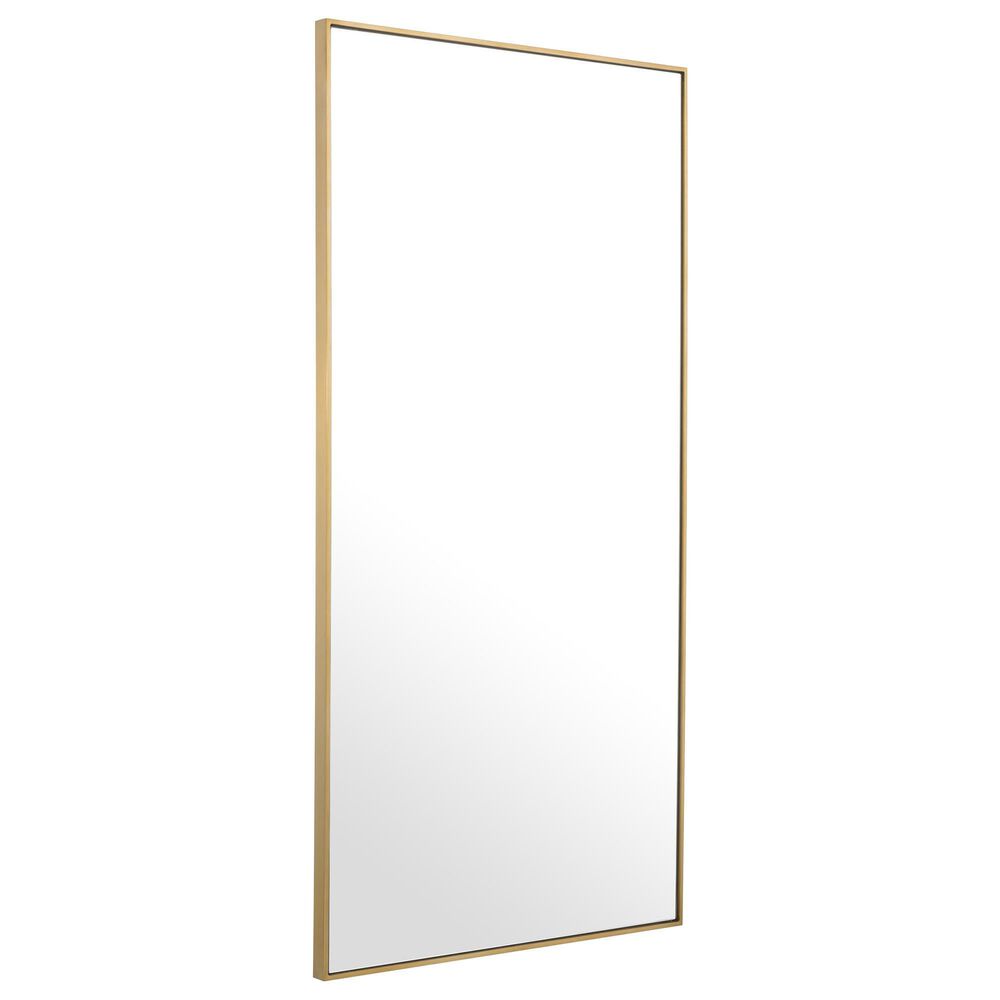 Blue Sun Designs Redondo 71" x 35" Mirror in Brushed Brass, , large