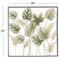Maple and Jade 30" x 30" Tall Cut-Out Leaf Wall Decor with Intricate Laser Cut Designs in Black and Green, , large