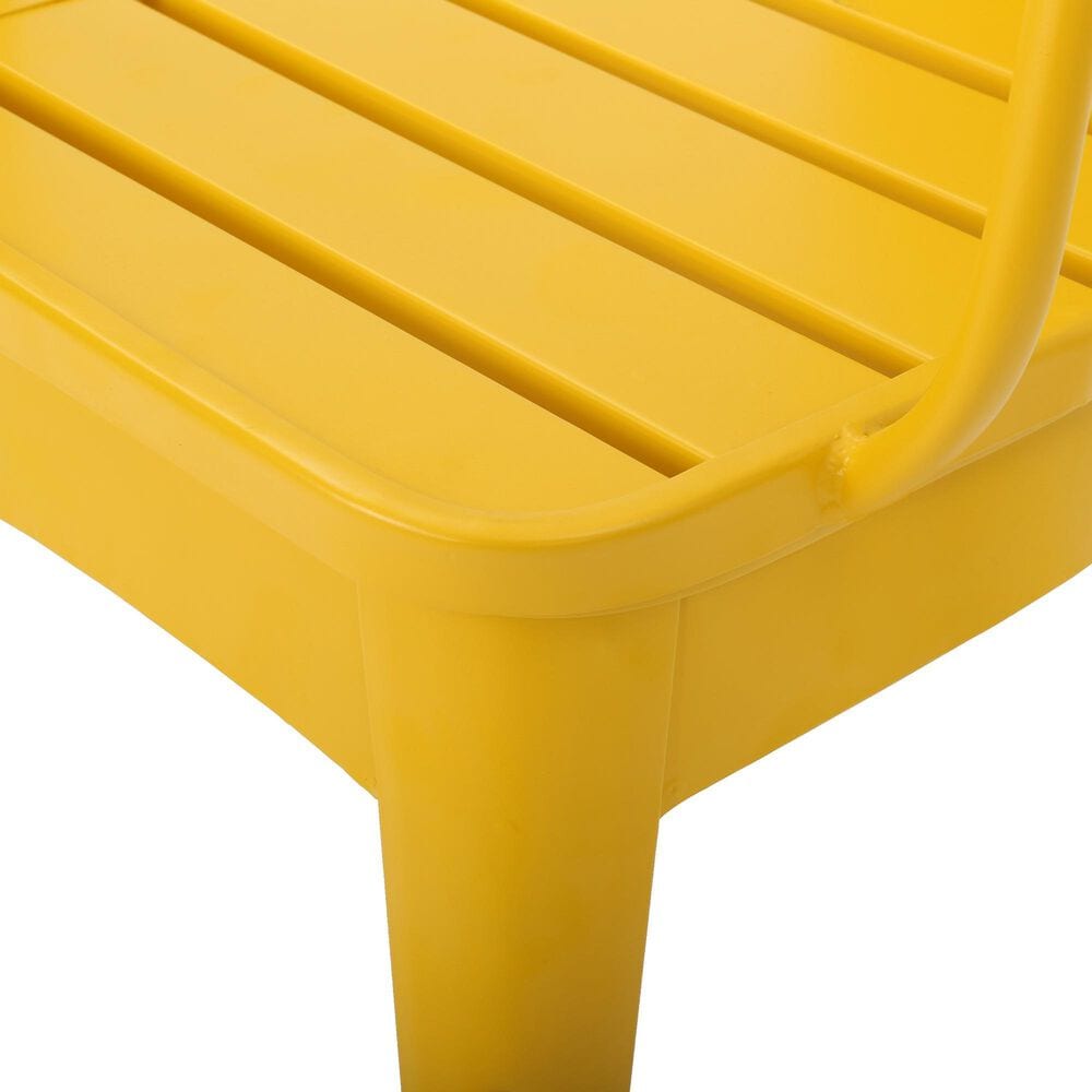 Hearth and Haven Colmar 3-Piece Outdoor Bistro Set in Yellow, , large