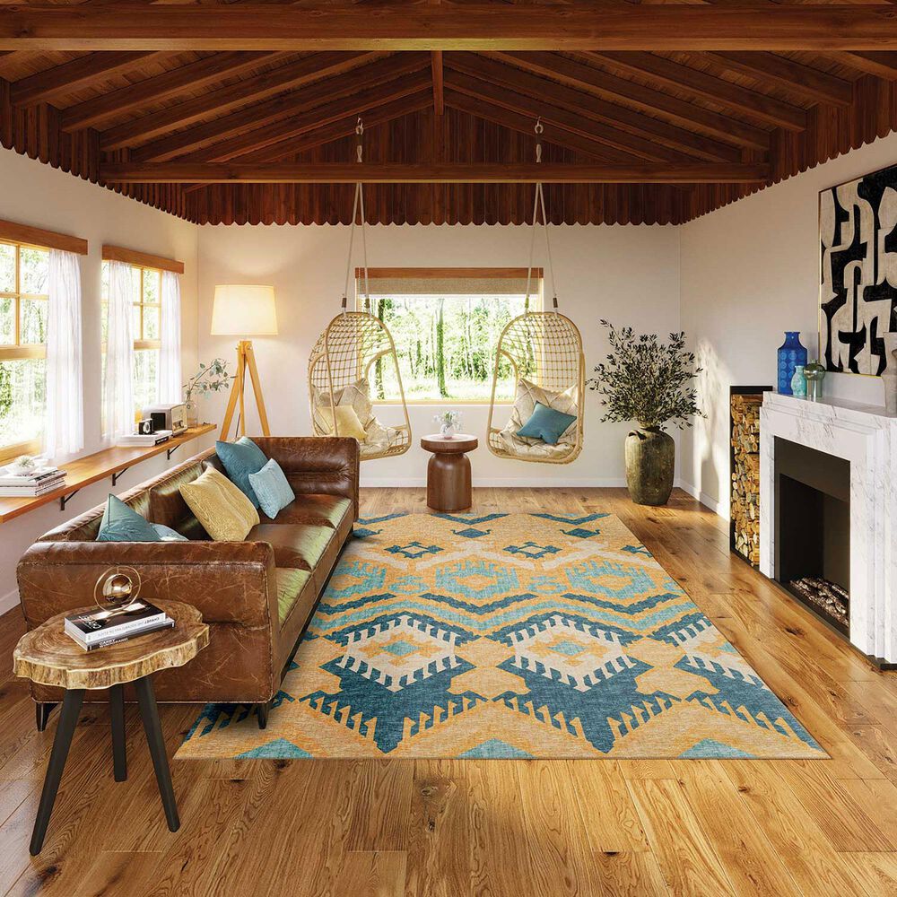 Dalyn Rug Company Sedona 9&#39; x 12&#39; Marigold Indoor/Outdoor Area Performance Rug, , large