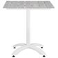 Modway Maine 3-Piece Outdoor Patio Bistro Set in White and Light Gray, , large
