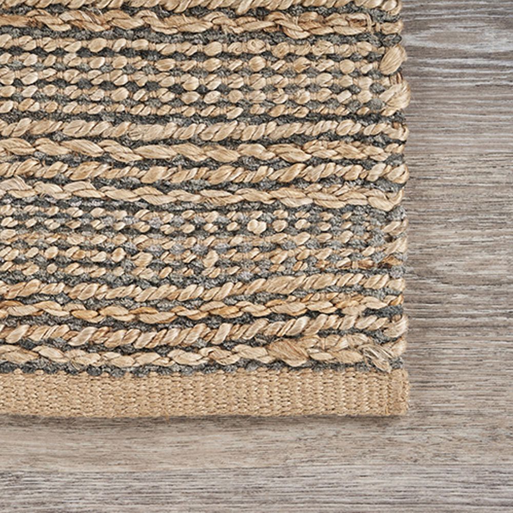 L&amp;R Resources Natural Fiber 7&#39;9&quot; x 9&#39;9&quot; Gray Area Rug, , large