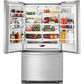 Maytag 20 Cu. Ft. 36" Wide Counter Depth French Door Refrigerator in Fingerprint Resistant Stainless Steel, , large