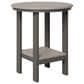 Amish Country Classic Balcony 3-Piece Patio Round Dining Set in Light Gray and Charcoal, , large