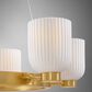 Savoy House Isla Blanca 6 Light Chandelier in Warm Brass, , large