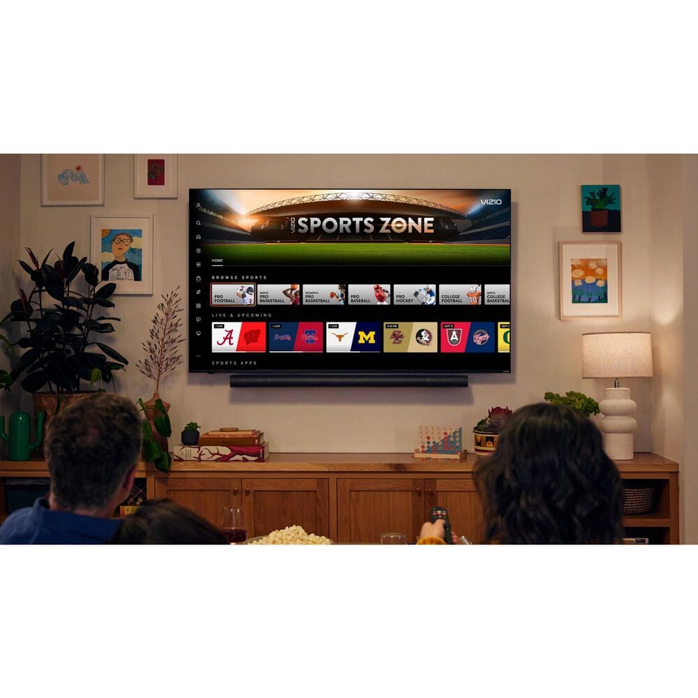 VIZIO 55" Class Quantum 4K QLED - Smart TV with All-in-One Soundbar in Black, , large