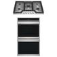 Frigidaire Gallery 2-Piece Kitchen Package with 30" Double Electric Wall Oven and 36" Gas Cooktop in Stainless Steel, , large