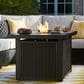 Ashley Beachcroft Rectangular Fire Pit Table in Black and Light Gray, , large