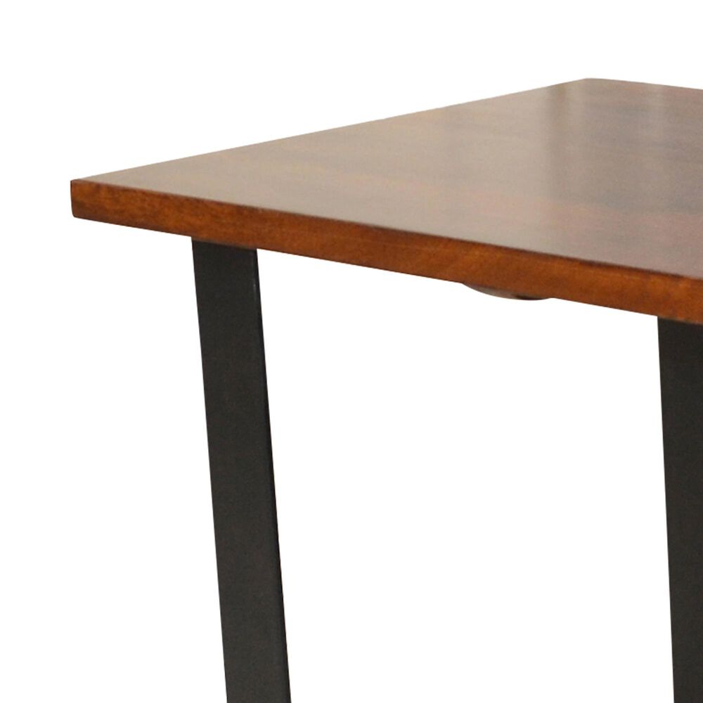 Carolina Chair and Table Braden Bench in Chestnut/Black, , large