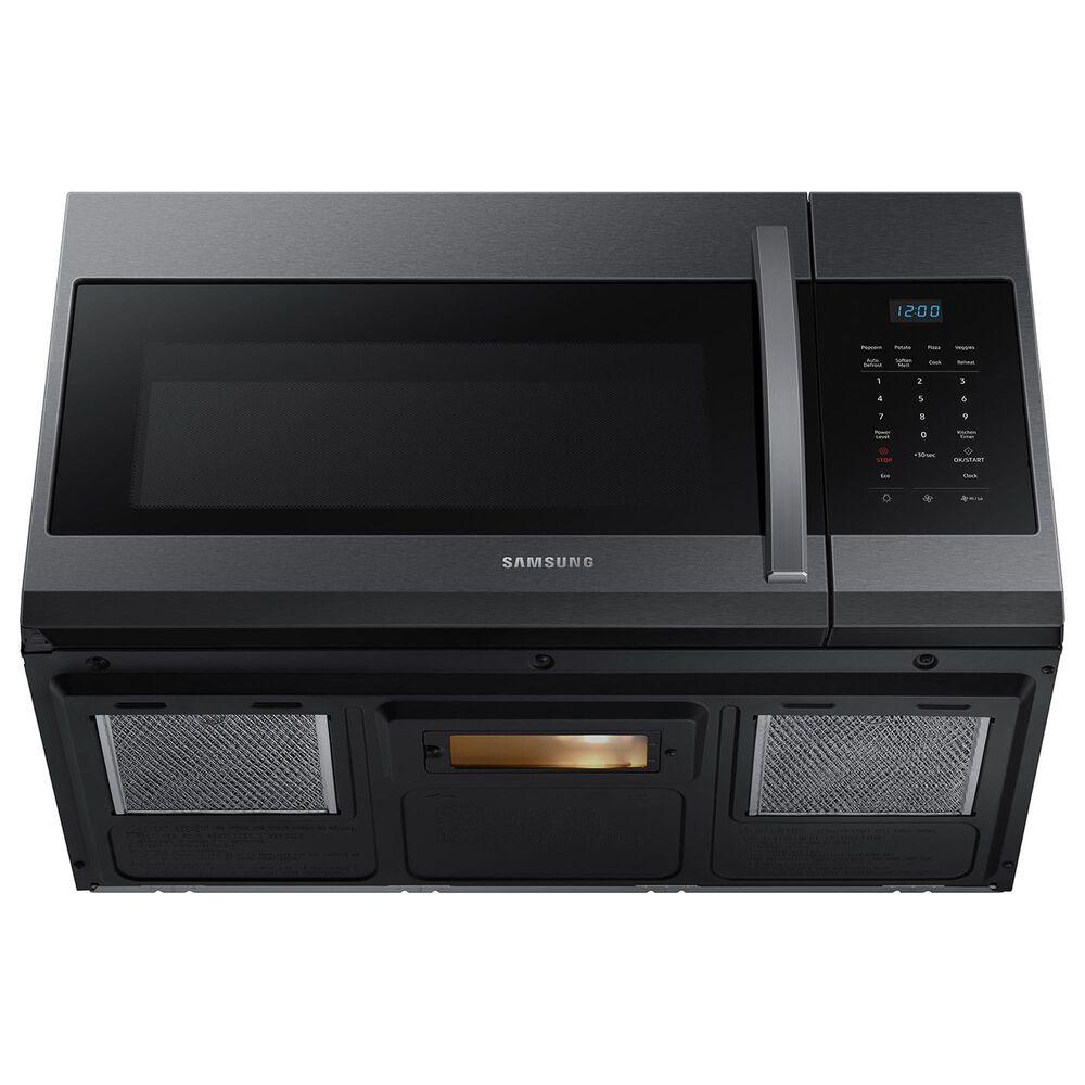 Samsung 1.7 Cu. Ft. Over-the-Range Microwave in Black Stainless Steel, , large
