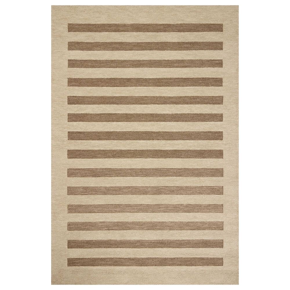 Loloi Craven Oatmeal and Bark 9"3" x 13" Area Rug, , large