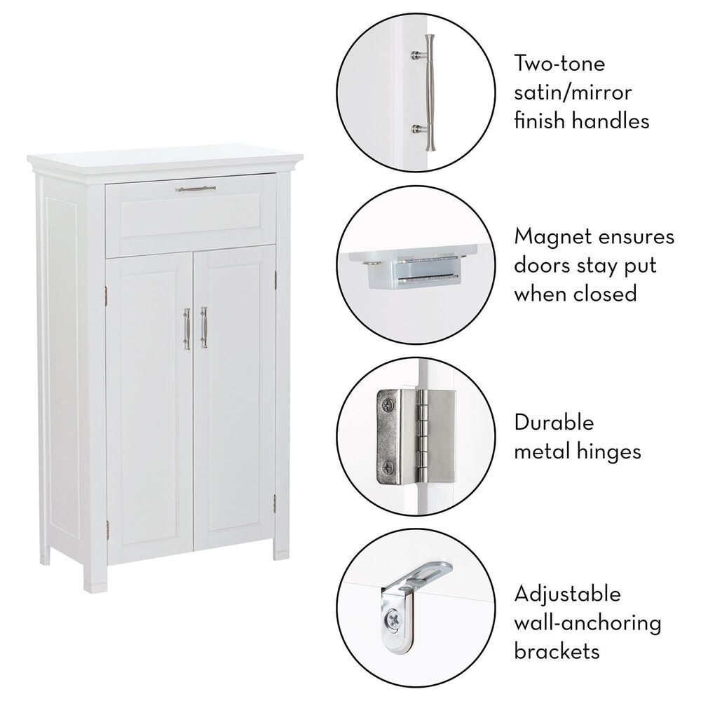 RiverRidge Home Somerset 2-Door Floor Cabinet in White, , large