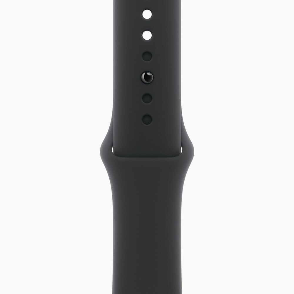 Apple Watch Series 11 (GPS + Cellular) 42mm Slate Titanium Case with Black Sport Band - S/M, , large