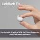 Sony LinkBuds Fit Wireless Noise Canceling Earbuds in White, , large