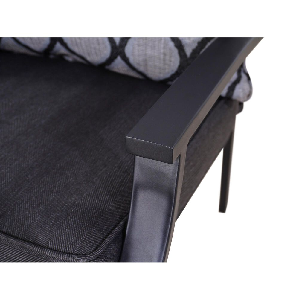 Global Note Collections Devon 3-Piece Chat Set in Ash Grey and Beluga Teardrop, , large