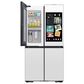 Samsung Bespoke 22.5 Cu. Ft. Bespoke 4-Door Flex French Door Refrigerator with AI Family Hub+ in White Glass, , large