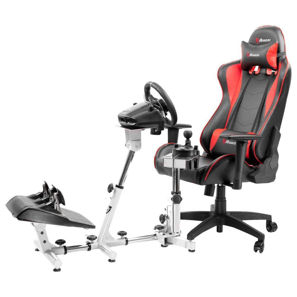 Arozzi Velocita Universal Racing Simulator Stand, Compatible with Most Simulator Setups, Collapsible, Portable - White, , large