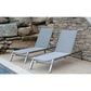 Three Birds Casual Avanti Chaise Lounge in Stainless Steel, , large