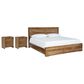 Millenium Dressonni 3-Piece King Panel Bed with 2 Nightstands Set in Brown, , large