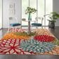 Nourison Aloha ALH05 9"6" x 13" Green Indoor/Outdoor Rug, , large