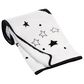 Lambs and Ivy Star Wars Millennium Falcon Soft Sherpa Baby Blanket in Black and White, , large