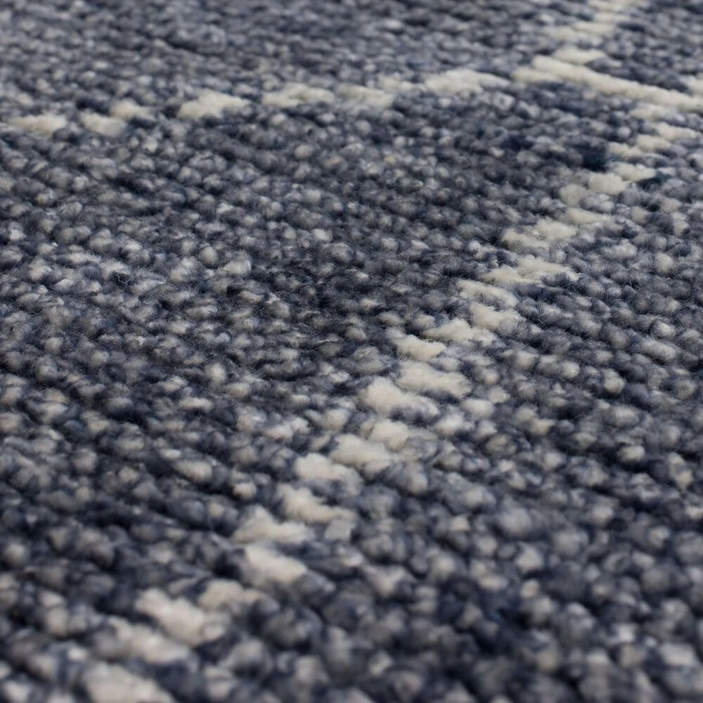 Karastan Tangier RG192-3259 8&#39; x 10&#39; Spartel Blue Steel Area Rug, , large
