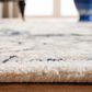 Safavieh Micro-Loop Oriental 2"3" x 7" Ivory and Navy Runner, , large