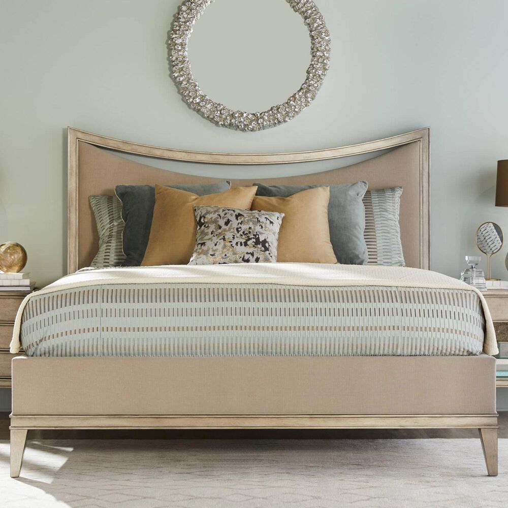 Vantage Cove King Upholstered Bed in Mushroom, , large