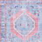 Safavieh Serapi 2" x 8" Light Blue and Beige Runner, , large