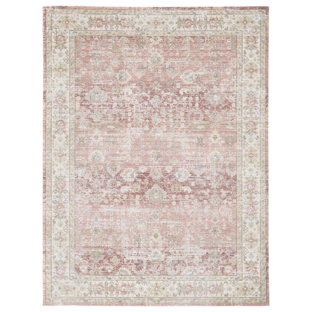 Amer Rugs Century 2" x 3" Salmon Pink and Ivory Area Rug, , large