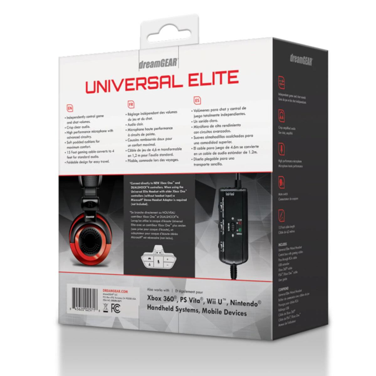 dreamgear universal elite gaming headset