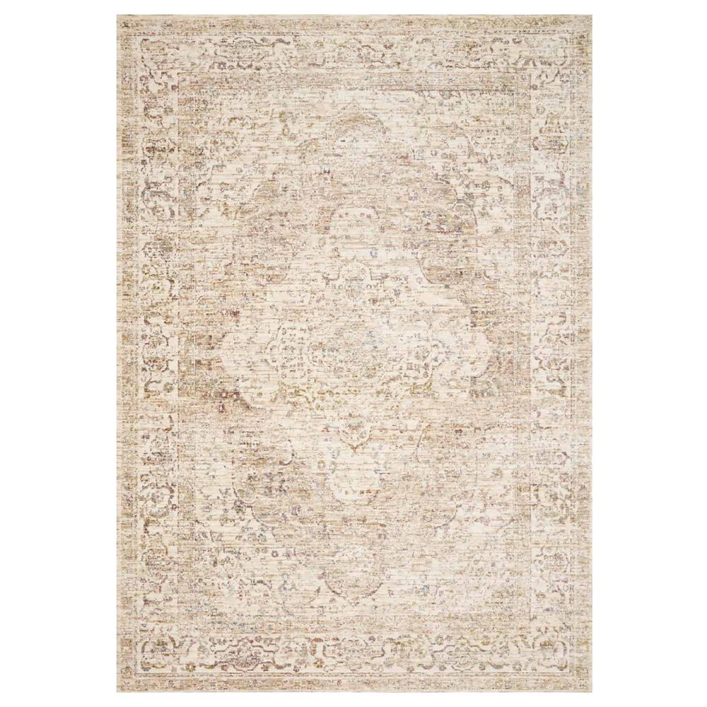 Loloi Revere REV-04 9"6" x 12"5" Ivory and Berry Area Rug, , large