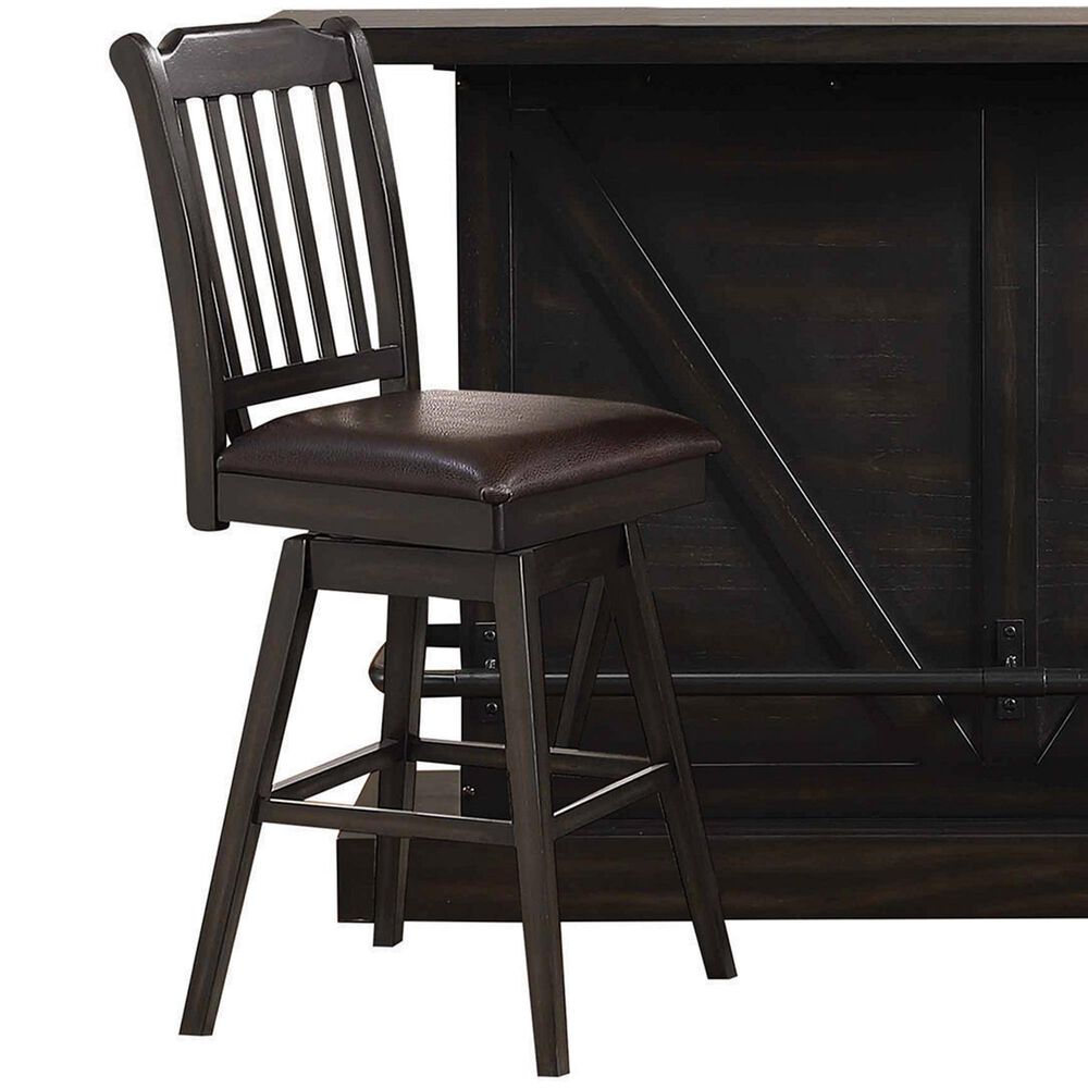 Urban Styles Memphis Bar and 2 Swivel Stools, , large