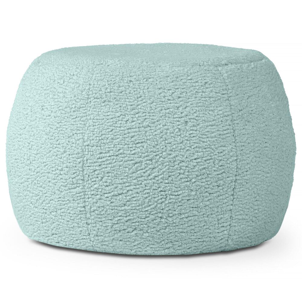 Jaxx Ellis Small Pouf in Mineral Green, , large