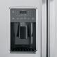 GE Appliances 23 Cu. Ft. Side by Side Refrigerator with External Dispenser in Fingerprint Resistant Stainless Steel, , large