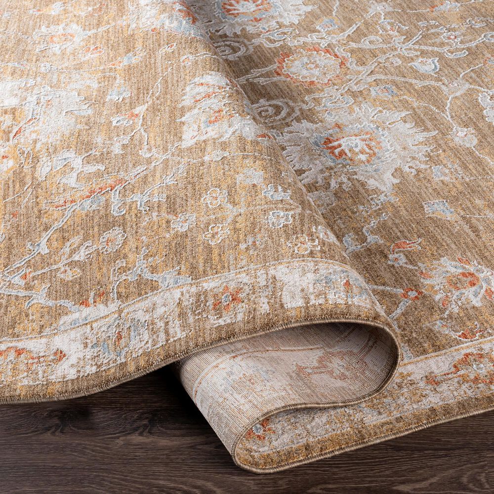 Surya Avant Garde AVT-2320 2&#39;7&quot; x 4&#39; Orange, Blue and Beige Area Rug, , large