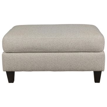 Xenia Hogan Cotton Ottoman in Beige, , large